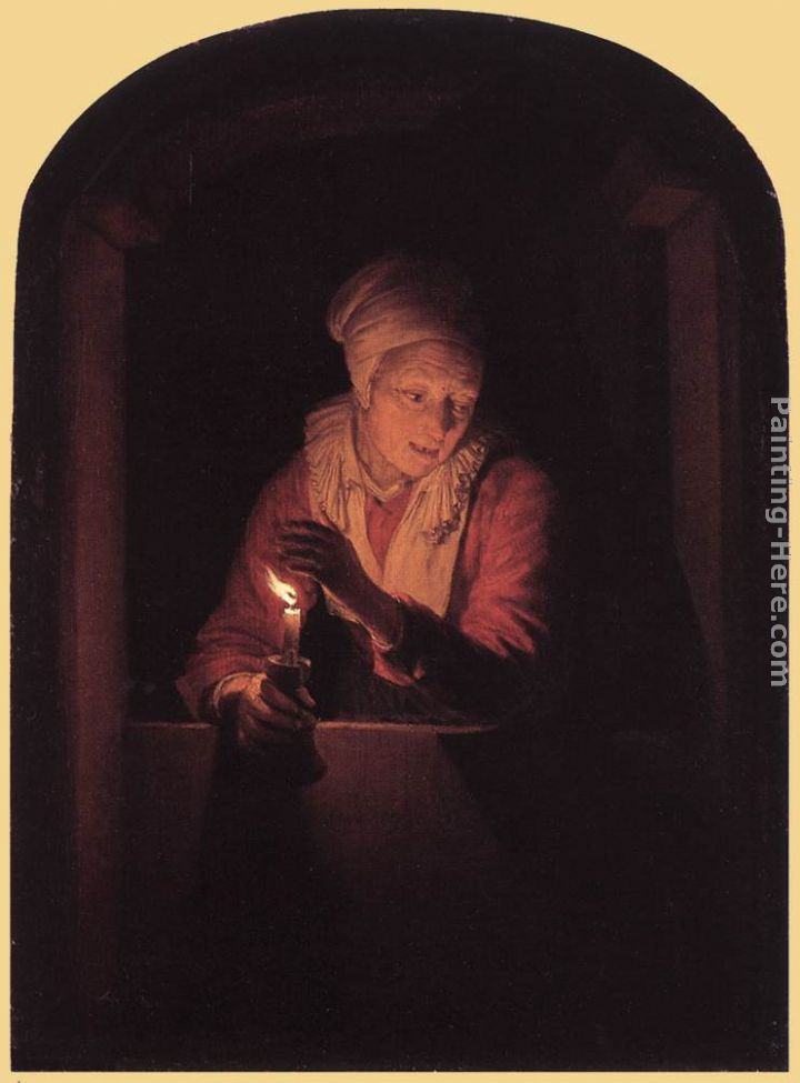 Gerrit Dou Old Woman with a Candle